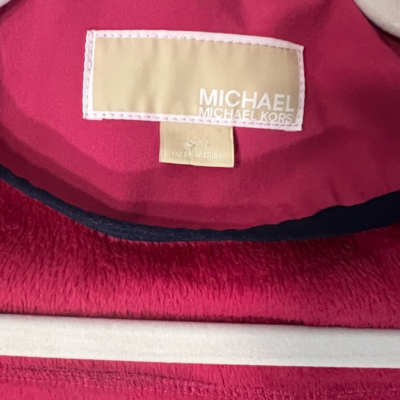 Pink NWOT MICHAEL KORS girls coat size 10/12 - Picture 4 of 5